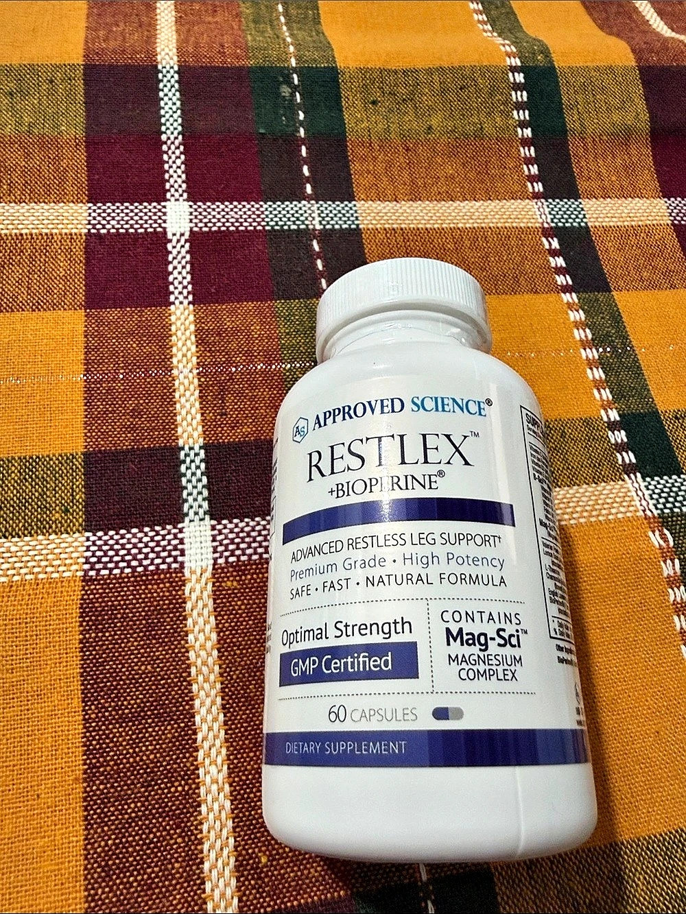 Approved Science Restlex + Bioperine Restless Leg Support